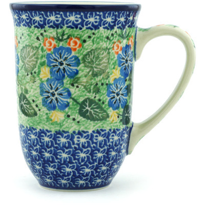 Polish Pottery Mug 19 oz Hand In Hand UNIKAT