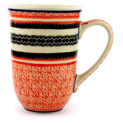 Polish Pottery Mug 19 oz La Naranja