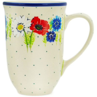Polish Pottery Mug 19 oz Polish Country