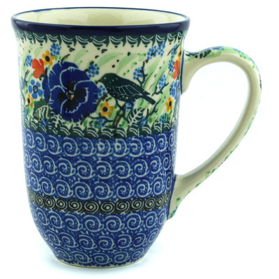 Polish Pottery Mug 19 oz Serenity UNIKAT