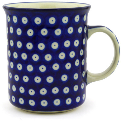 Polish Pottery Mug 20 oz Blue Eyes