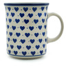 Polish Pottery Mug 20 oz Hearts Delight