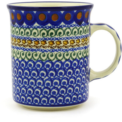 Polish Pottery Mug 20 oz The Gathering UNIKAT