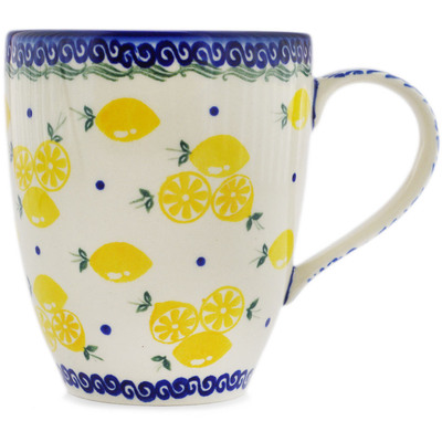 Polish Pottery Mug 21 oz Main Squeeze