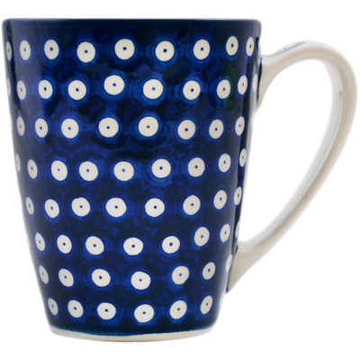 Polish Pottery Mug 22 oz Blue Eyes