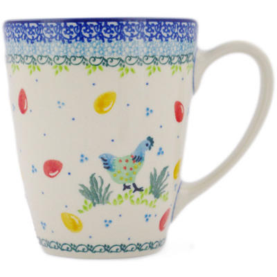 Polish Pottery Mug 22 oz Egg-celent