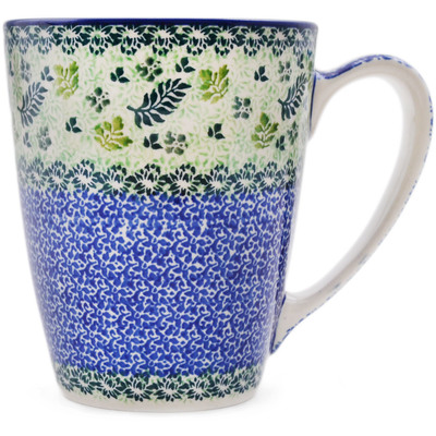 Polish Pottery Mug 22 oz Forest Fascination