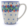 Polish Pottery Mug 22 oz Summer Wreath