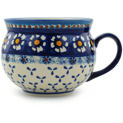 Polish Pottery Mug 24 oz