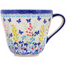 Polish Pottery Mug 26 oz Breathtaking Butterflies UNIKAT