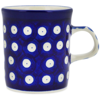 Polish Pottery Mug 5 oz Blue Eyes