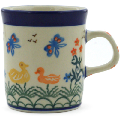 Polish Pottery Mug 5 oz Children&#039;s Spring