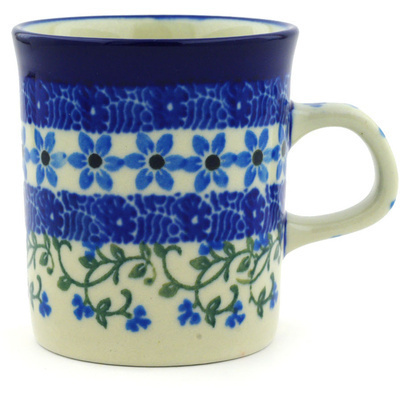 Polish Pottery Mug 5 oz Dancing Vines