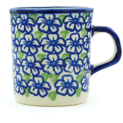 Polish Pottery Mug 5 oz Fields Of Glory
