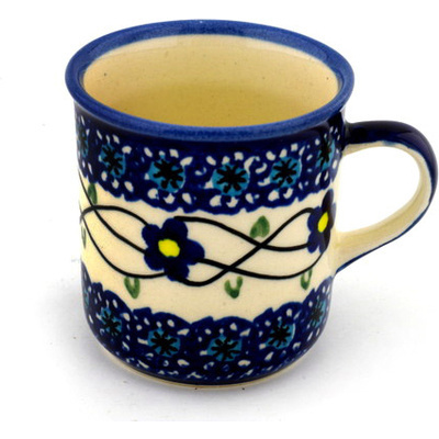 Polish Pottery Mug 5 oz Marguerite Daisy