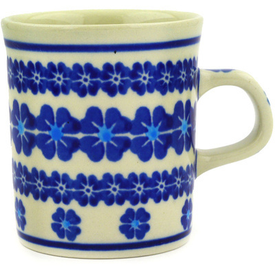 Polish Pottery Mug 5 oz Petal Power
