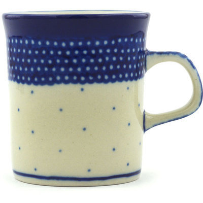 Polish Pottery Mug 5 oz Polka Dot Sprinkles UNIKAT