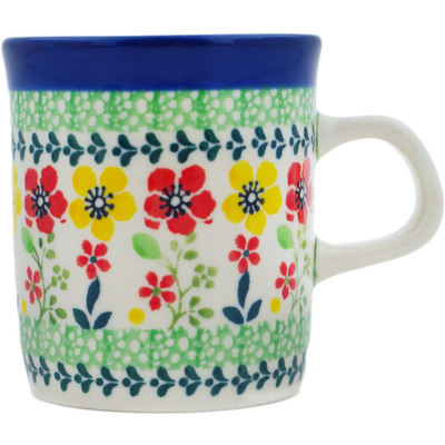 Polish Pottery Mug 5 oz Spring Bliss UNIKAT