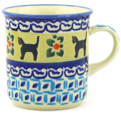 Polish Pottery Mug 5 oz UNIKAT