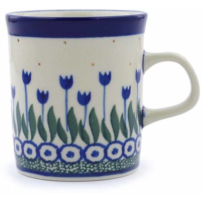 Polish Pottery Mug 5 oz Water Tulip