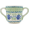 Polish Pottery Mug 7 oz Meadow Mist Melody