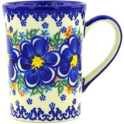 Polish Pottery Mug 7 oz UNIKAT