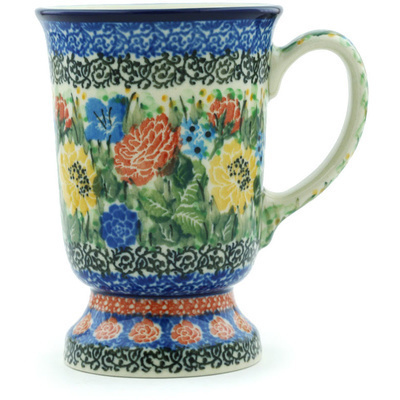 Polish Pottery Mug 8 oz Amazing Ideal UNIKAT