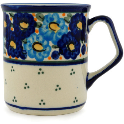 Polish Pottery Mug 8 oz Aura