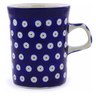 Polish Pottery Mug 8 oz Blue Eyes