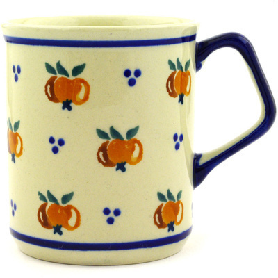 Polish Pottery Mug 8 oz Country Apple