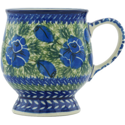 Polish Pottery Mug 8 oz Daffodil Dreams UNIKAT