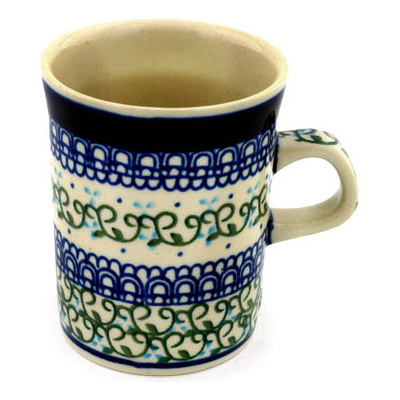 Polish Pottery Mug 8 oz