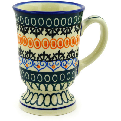 Polish Pottery Mug 8 oz