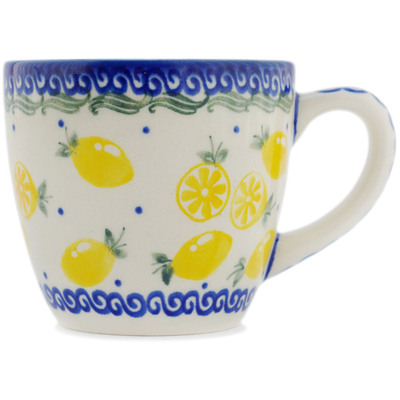 Polish Pottery Mug 8 oz Main Squeeze
