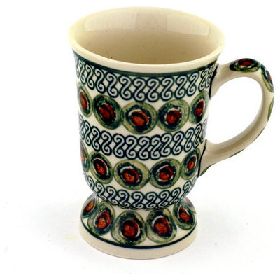Polish Pottery Mug 8 oz Olive You