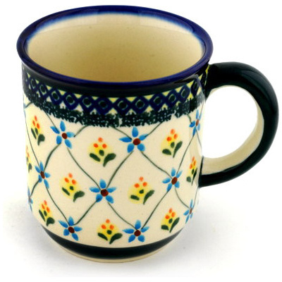 Polish Pottery Mug 8 oz Princess Royal