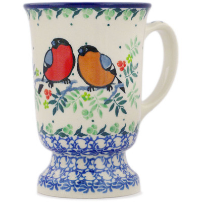 Polish Pottery Mug 8 oz Robin &amp; Wren UNIKAT