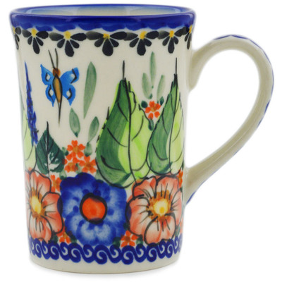 Polish Pottery Mug 8 oz Spring Splendor