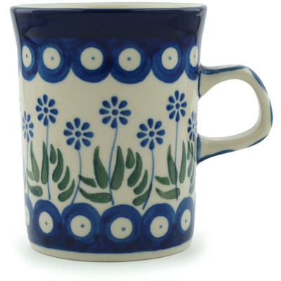 Polish Pottery Mug 8 oz Springing Calendulas