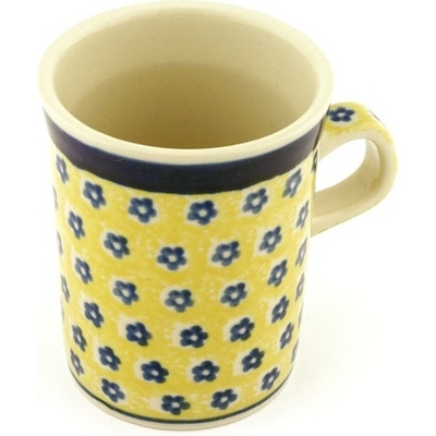 Polish Pottery Mug 8 oz Sunshine