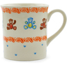 Polish Pottery Mug 8 oz Teddy Bear