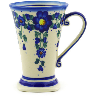 Polish Pottery Mug 8 oz UNIKAT