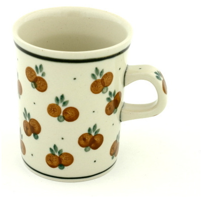 Polish Pottery Mug 8 oz Wild Cherry