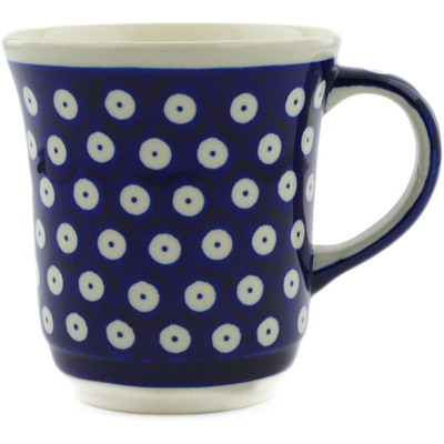 Polish Pottery Mug 9 oz Blue Eyes