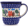 Polish Pottery Mug 9 oz In The Neighborhood