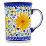 Polish Pottery Mug 9 oz Summery Sights UNIKAT