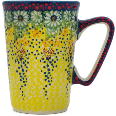 Polish Pottery Mug 9 oz Sunshine Grotto UNIKAT