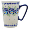 Polish Pottery Mug 9 oz Tail Feathers