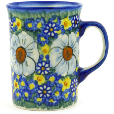 Polish Pottery Mug 9 oz UNIKAT