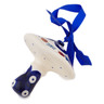 Polish Pottery Mushroom Ornament 3&quot; Mosquito
